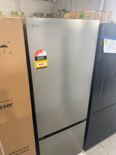 Transportation damaged LG 335 L Bottom Mount Refrigerator – Stainless Steel (GB-B300PL)